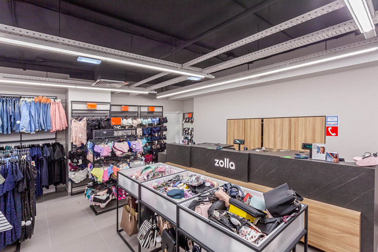 Zolla, сеть магазинов одежды - освещение рис.9